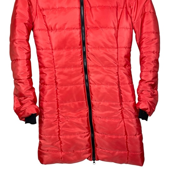 Unbranded Women’s Winter Quilted Puffer Hooded Jacket Full Zip Small - Picture 5 of 12